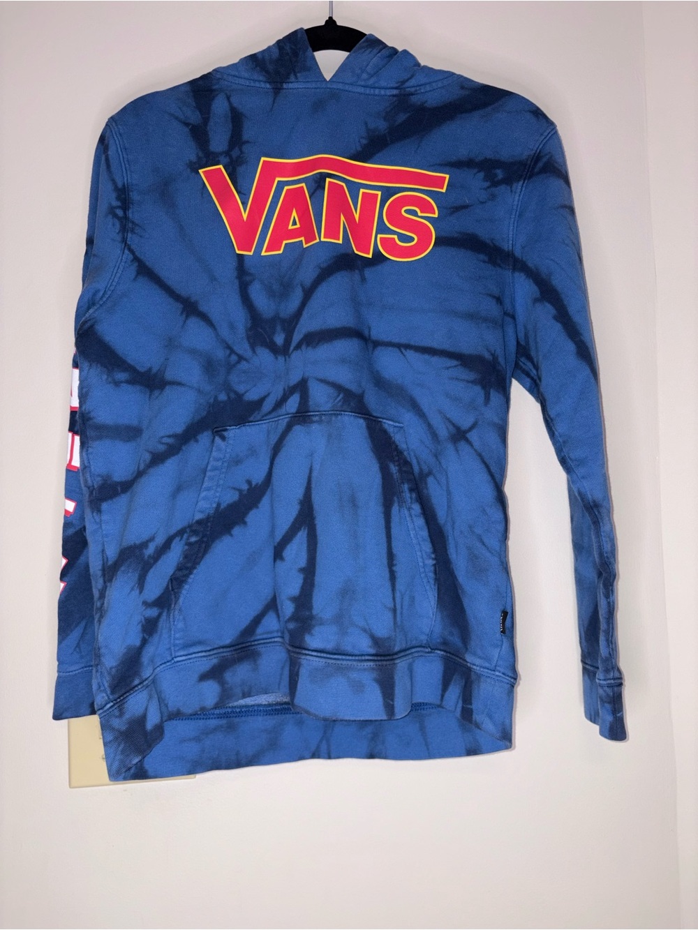 🔥Vans x Sailor Moon Blue Tie-Dye Hoodie | Women’s M | Anime Graphic Pullover - Picture 3 of 5